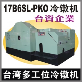 台湾17B6SL-PKO多工位螺母冷镦机