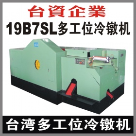台湾19B7SL多工位螺母冷镦机